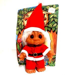 Vintage Troll Doll In Santa Suit 7-Inches Original Packaging 60325 1988 Dam